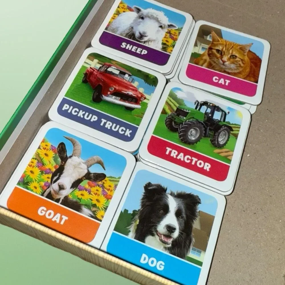MasterPieces Kids Games - Tractor Town Matching Game COMPLETE